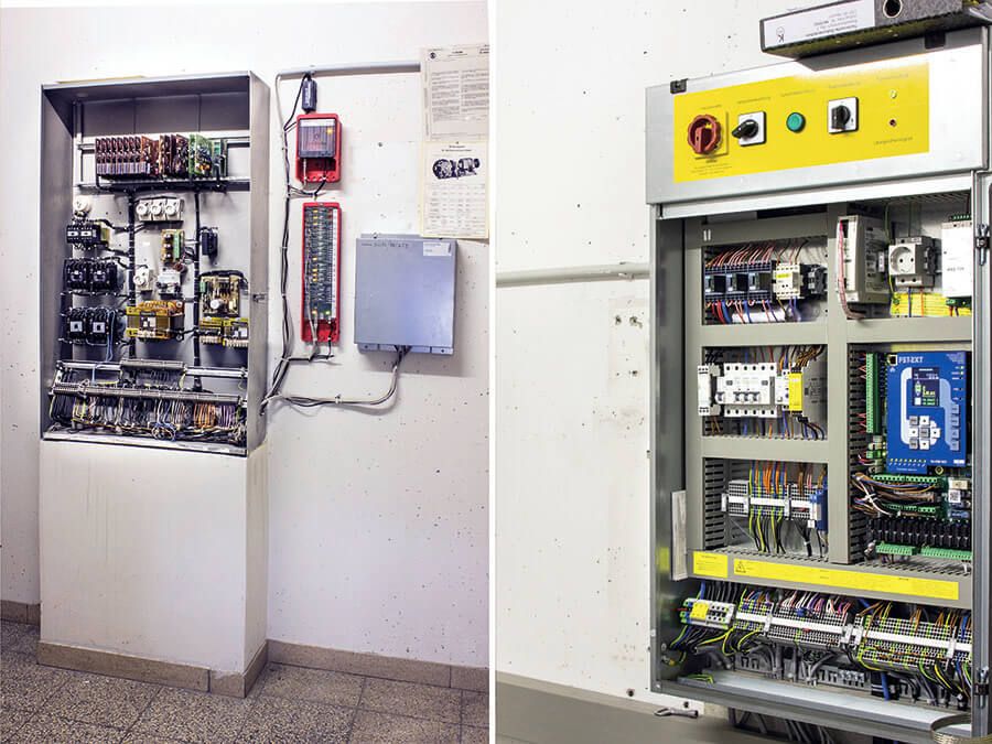Reisenbauerring in Wiener Neudorf | Tragkraft von 450 kg oder 6 Personen | Geschwindigkeit beträgt 0,85 m/s | Förderhöhe ist 23,36 m | Kabinengröße von 2,3 m²